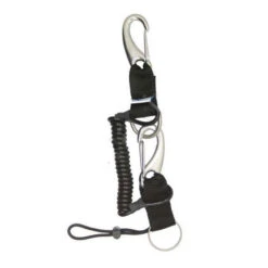 Dragonne à Ressort 3 Pièces (2 Mousqueton Vela + Anneau Inox) ACCE00363