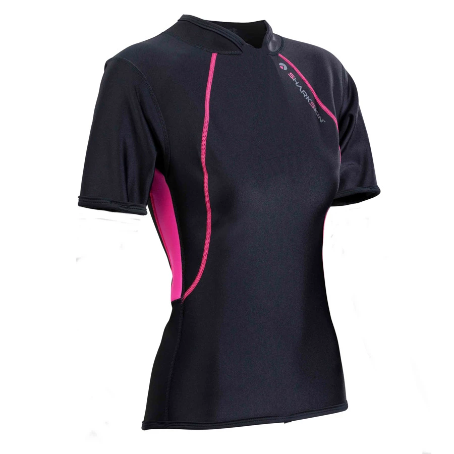 Top SHORT SLEEVES VEST CHILLPROOF SHARKSKIN Dame Manches Courtes Rose