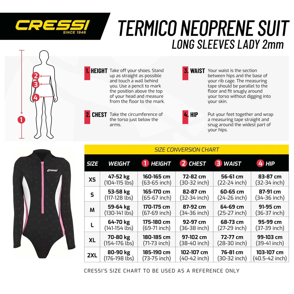 Maillot TERMICO CRESSI Manches Longues Dame 2mm – Image 4